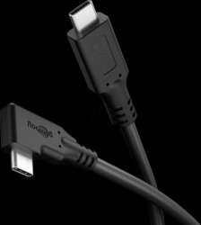 79432 Sync &amp; charging cable, USB4, USB-C > USB-C 90°, 40 Gbit/s, 240 W