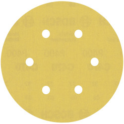 Bosch 2608900821 EXPERT C470 Router Sandpaper Grit 400 &#xD8;150mm 5pieces Velcro