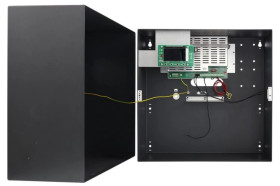 Zasilacz buforowy impulsowy w obudowie metalowej 414x407x190mm, z panelem LCD, Grade 3 HPSG3 13,8V/10A/65Ah/LCD