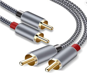 KABEL 2 X WTYK RCA - 2 X WTYK RCA 3,0M HQ (KAB2RCA-2RCA-HQ30)