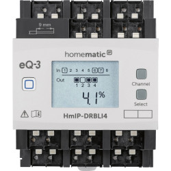 Homematic IP 154362A0 HmIP-DRBLI4 Wireless Blinds Actuator 4 Channels