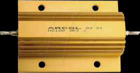 HS100 1R5 J wirewound resistor, axial, 100 W, 1,5 Ohm, 5