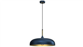 Lampa Wisząca Lincoln Blue/Gold 1Xe27 Mlp7901 Milagro