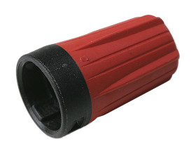 Osłona gumowa odciążająca, Osłona kabla, czerwona, do użytku z: Złącze BNC RearTWIST