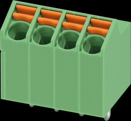 1752120 PCB terminal block, 4-pole, RM: 3.5 mm, 0.2 - 1.5 mm²