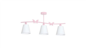 Żyrandol Alice Pink 3Xe14 Mlp979 Milagro