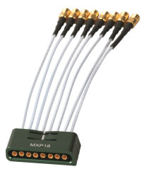 Kabel koncentryczny złącze A Gniazdo MXP złacze B SMA długość 152mm typ kabla MXP40 Z zakończeniem