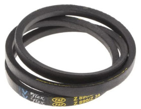 Pas napędowy, profil Z, materiał: PET, guma, 10mm x 6mm x 890mm, RS PRO