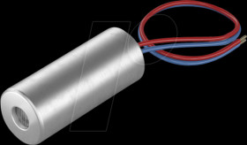 70120240 Dot laser module, red, 650 nm, 3 VDC, 5x12 mm, class 1