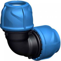 Plastikowa złączka rurowa, typ mocowania: Kolanko