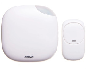 Dzwonek bezprzewodowy LOGICO DC bateryjny z funkcją alarmu 3xAA OR-DB-QM-124