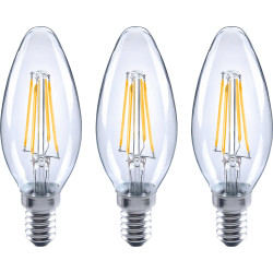 Sygonix SY-4945174 LED Candle 4W=40W E14 Warm White 3pcs
