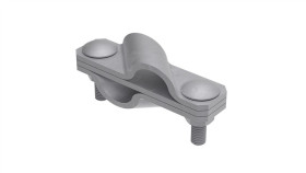 Złącze Krzyżowe Skośne Pręt-Pręt 3-Elem. Stal Ocynkowana Ogniowo 116.10 Og...