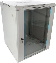 Szafa wisząca RWA1566-G 15U 19 szara 600x769x600mm 50kg