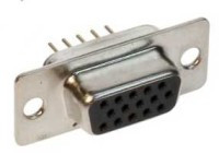 DHD-15-G Gniazdo trójrzędowe lutowane do druku pin 15