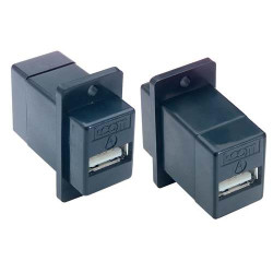 Złącze USB Type A Montaż na panelu Męski ,1-portowe