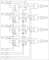 Quad Differential LVECL-to-LVPECL Translators