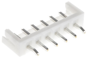 Wtyk PCB 6-pinowe raster: 2.5mm -rzędowe JST Przewlekany 3.0A 250.0 V.