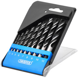 Draper 12426 Brad Point Drill Bit Set (9 Piece) - 12426