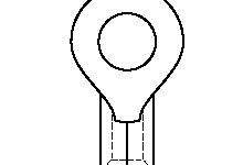 Zacisk oczkowy Ø , M6 nieizolowany Molex