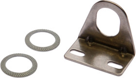 Akcesoria czujnika, kątownik montażowy, 42x26x46mm, podkładka ząbkowana pod czujnik, AY000100