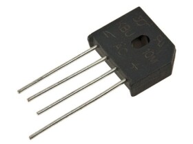 Mostek prostowniczy KBU6M 6A 1000V płaski