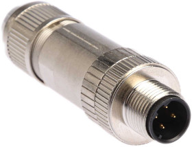 Złącze okrągłe 4-pinowe M12 Kabel Wtyk Phoenix Contact Męski IP67 SACC