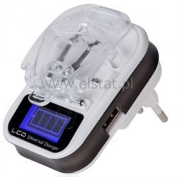 Ładowarka uniwer. proces. Li-Ion/Li-Pol 3.6V LCD
