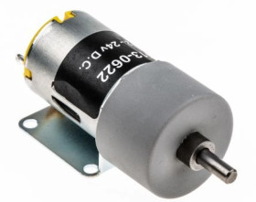 Motoreduktor DC, 190 mA, 1,31 W, 82 obr./min, 10 Ncm, RS PRO