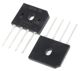 Mostek prostowniczy Jednofazowy 8A 600V Połączenie silikonowe GBU