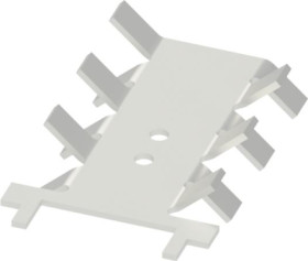 Finger shaped heatsink, (L x W x H) 55.6 x 35.1 x 12.6 mm, 14 K/W, solderable surface, 10034973