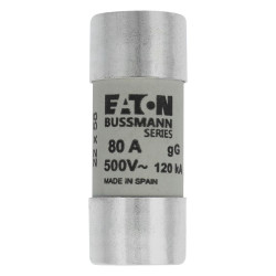 Bezpiecznik 80A 22.2 x 58mmgG/gL 500V Eaton