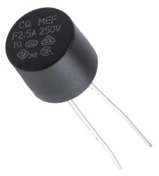 Bezpiecznik nieresetowalny 2.5A 250V ac RS PRO F Termoplastyczne 35 A przy 250 V AC rozstaw 5.08mm