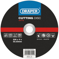 Draper 94775 Metal Cutting Disc, 230 x 2 x 22.23mm - 94775