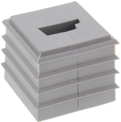 Wiska 10108272 Wkład uszczelniający CDKG/1xASI V0 LG, (D x S x W) 17.5 x 17.5 x 17.7 mm, tworzywo sztuczne, 10 szt.