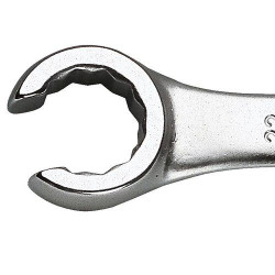 Klucz oczkowy otwarty Klucz do nakrętek kielichowych Facom długość 197 mm Stal chromowo-wanadowa