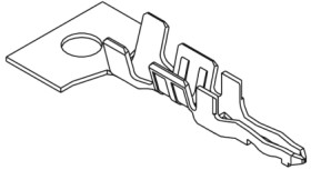 Zacisk zagniatany Męski Molex Board-In 24AWG 0.2mm² Obudowa złącza Board-In 2,5 mm