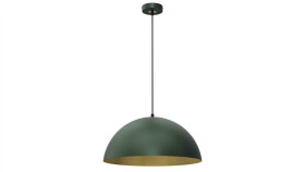 Lampa Wisząca Beta Green/Gold 1Xe27 45Cm Mlp8287 Milagro