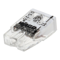 szybkozłączka 2 torowa 0.5-2.5mm2 WAGO 2273-202