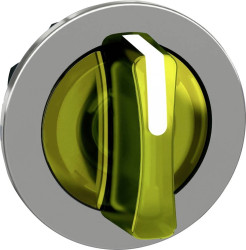 Schneider Electric ZB4FK1383 ZB4FK1383 Element czołowy przełącznika wyboru płaski (Ø) 30.5 mm chrom, żółty 1 szt.