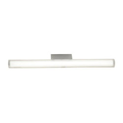 Kinkiet LED Linea z wyborem barwy światła, nowoczesny design, szkło i metal LP-0510/1W-61 CH Light Prestige