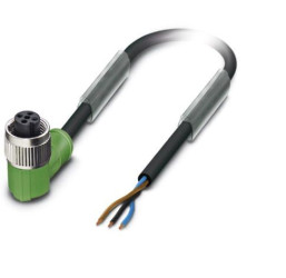 Przewód czujnik-siłownik ze złączem Złącze M12 liczba rdzeni 3 długość 3m Rodzaj A Żeńskie