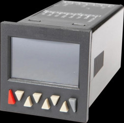 CM034980, Licznik wielofunkcyjny, Wyświetlacz LCD, 12 dekad, 30kHz, 2x preset, 90-265V AC, (NO/NC), Złącze śrubowe 13pin, IP65,