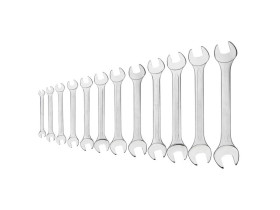 Klucze płaskie dwustronne 6-32 mm zestaw 12 szt. 09-852 TOPEX