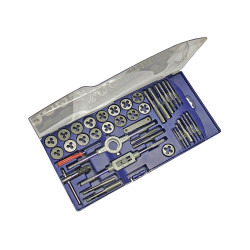 Faithfull FAITAPDSET39 Metric Tap &amp; Die Set of 39 Carbon Steel