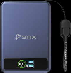 B939-05-BU Power bank, solid-state, solid, 5000 mAh, MagSafe, blue