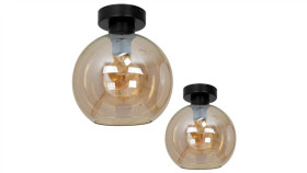 Lampa Sufitowa Sofia Amber 1Xe27 Mlp6575 Milagro