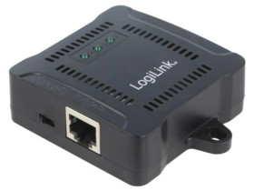 POE005 Zasilacz PoE, 10/100/1000Mbps, half duplex, czarny