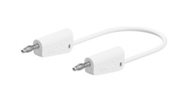 Przewód pomiarowy 64.1034-05029, 32A, 30 → 60V, kolor: Biały, dł. 50cm, Staubli