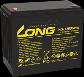 WP-WXL12505WN AGM battery, 12 V, 130 Ah, long-life